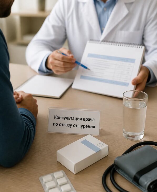 Консультация врача по отказу от курения для взрослых в Новосибирске